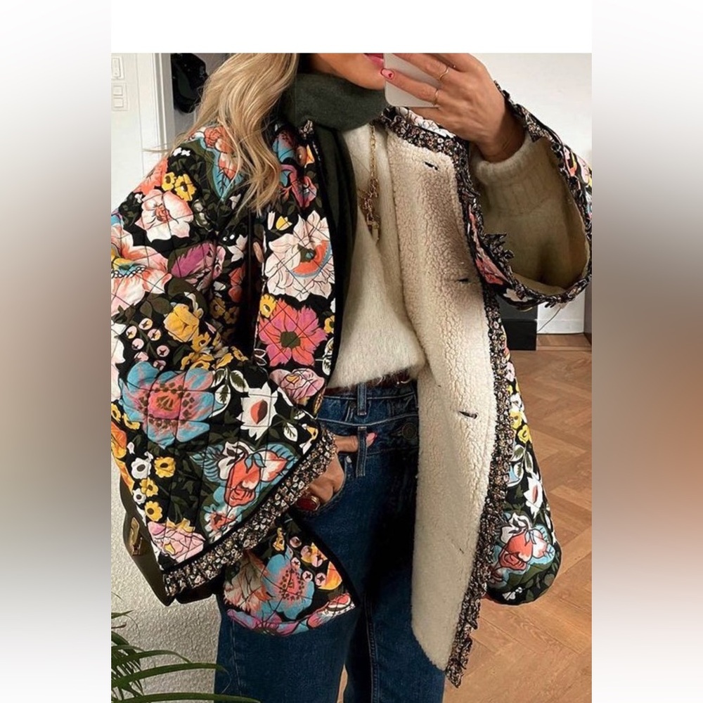 Boho Shearling lined jacket